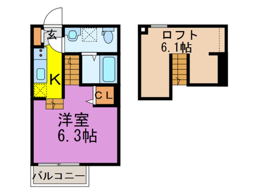 間取図 Hiroyu-Fukuoka Ⅰ