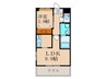 Marusan＆SunriseⅢ 1LDKの間取り