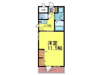間取図 ファシール薬院
