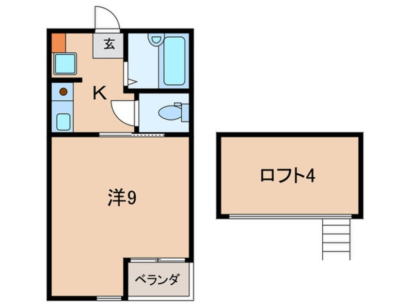 間取図 ＭＯＯＮ下到津Ｄ棟