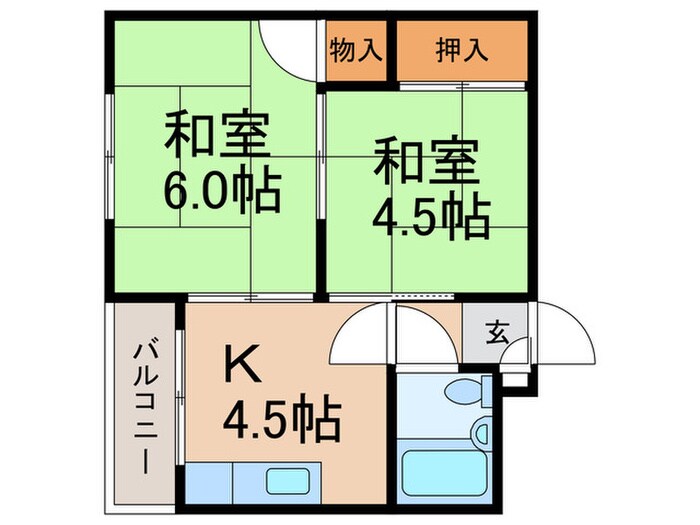 間取り図 コ－ポ新生