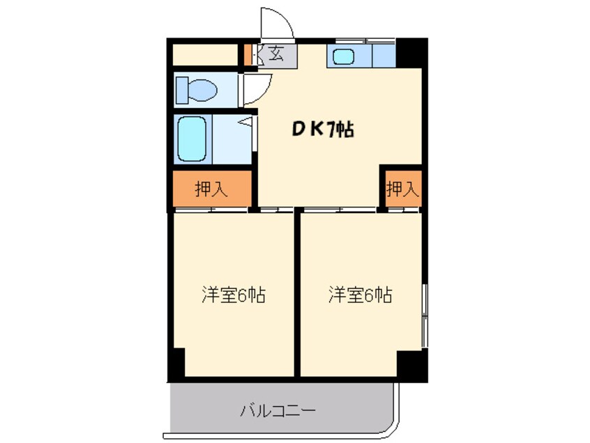 間取図 アドバンス箱崎