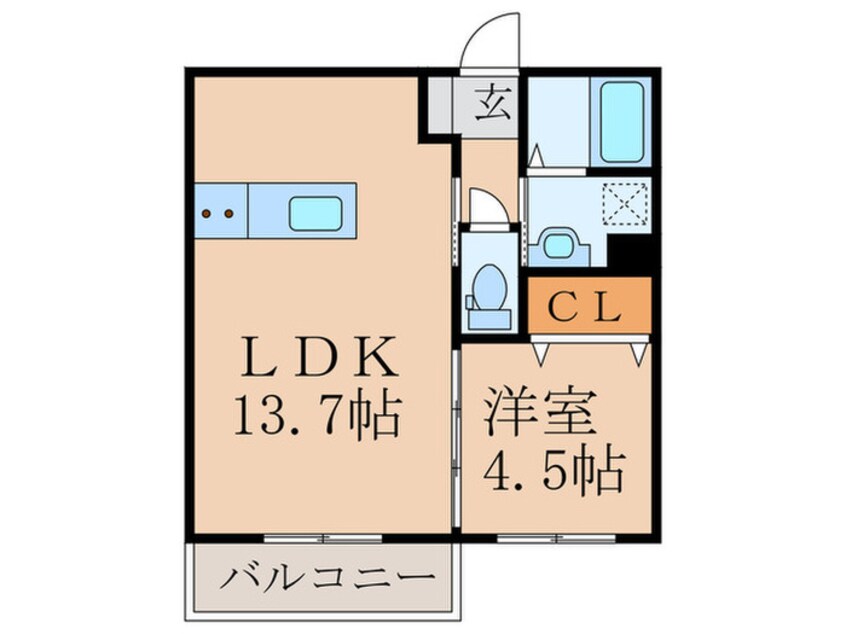 間取図 ＳｈｉｎｉｎｇＡ