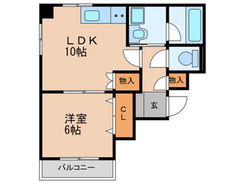 間取図 ソレイユコート東町