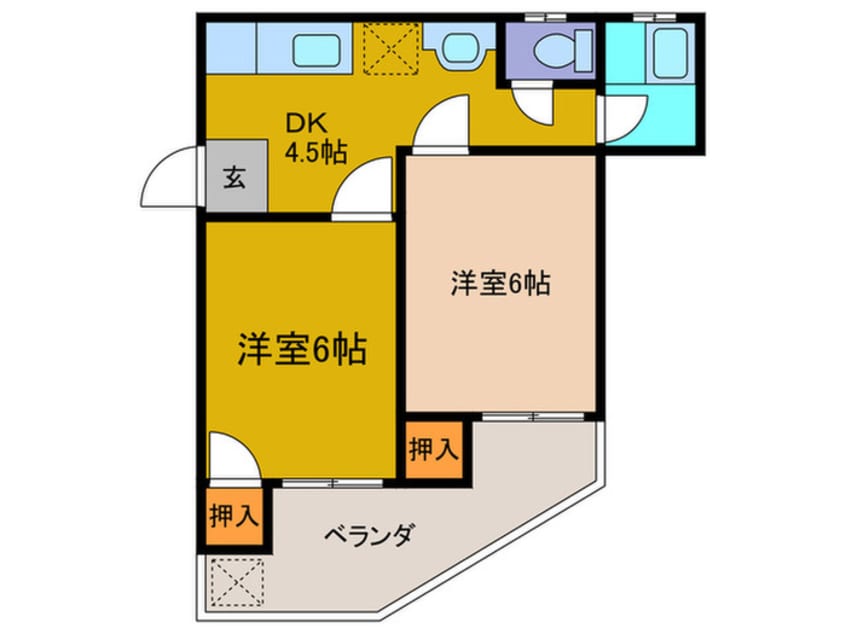 間取図 サニーサイド