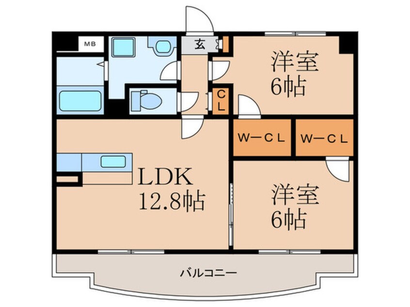 間取図 スタンドリバー板付