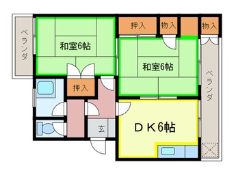 間取図 安岡第一マンション