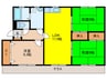第２吉村ビル 3LDKの間取り