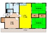 第２吉村ビル 3LDKの間取り
