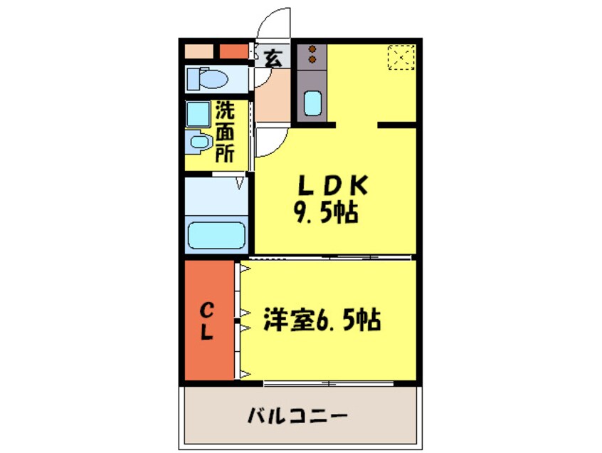 間取図 レジディア天神