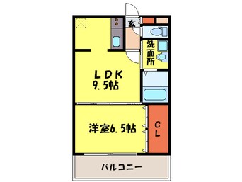 間取図 レジディア天神