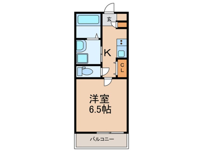 間取図 ユーコート櫛原