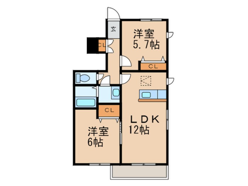 間取図 プレミアスA棟