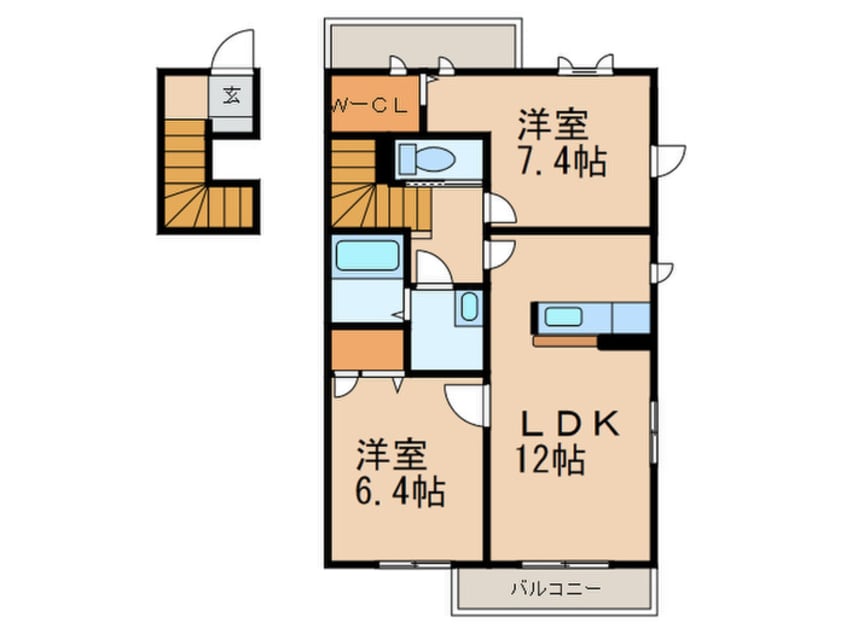 間取図 プレミアスA棟