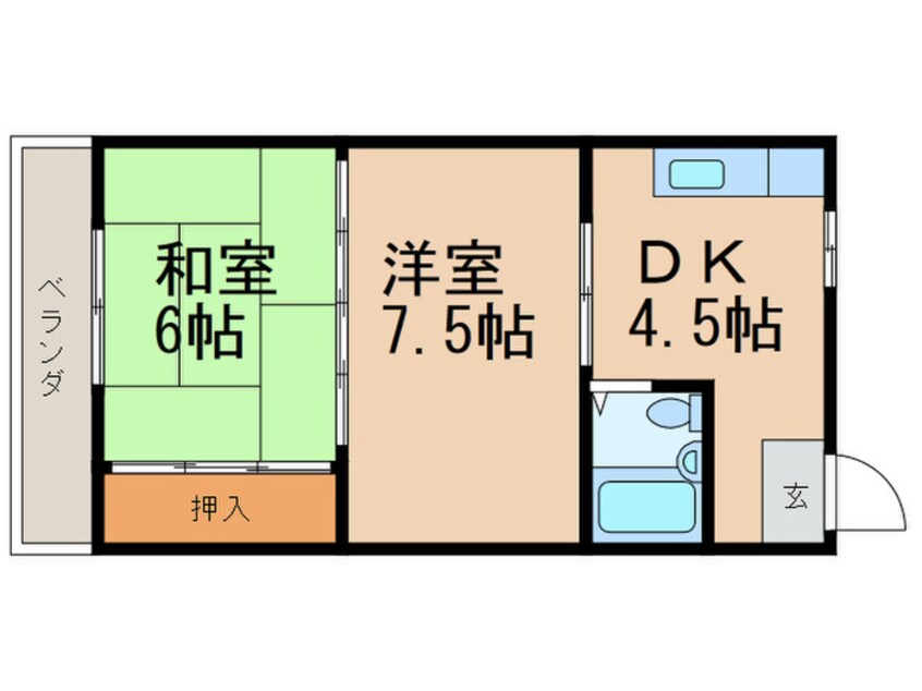 間取図 八千代葉山ビル