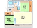 ヒルズ西大谷の間取図
