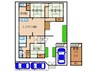 若園4丁目貸家 4LDK+Sの間取り