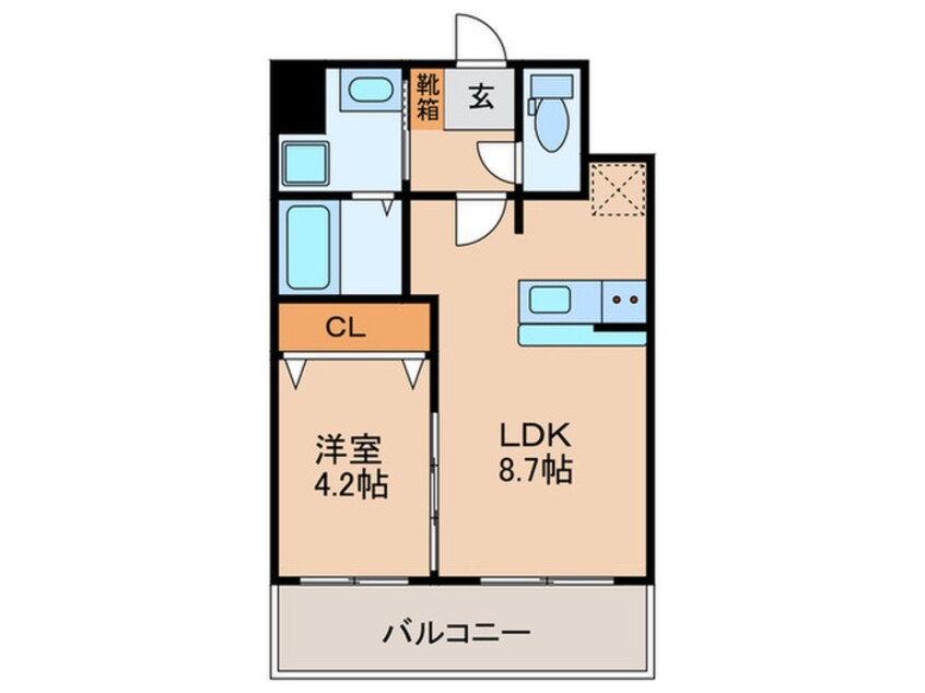 間取図 仮)カルム半道橋