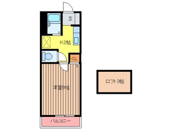 間取図 ボンヌ・シャンス鷹
