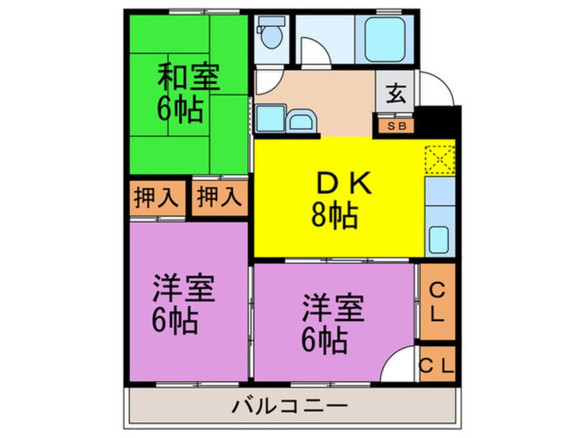 間取図 第一城戸ビル