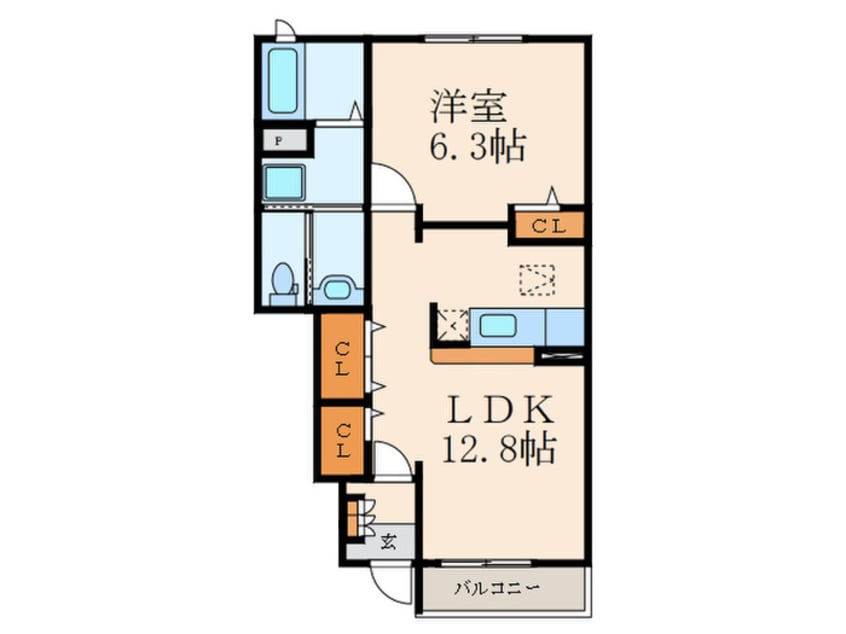 間取図 フィ－ノヴィラⅢ