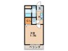 フリ－アメニティＯＮＥ 1Kの間取り