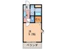 フリ－アメニティＯＮＥ 1Kの間取り