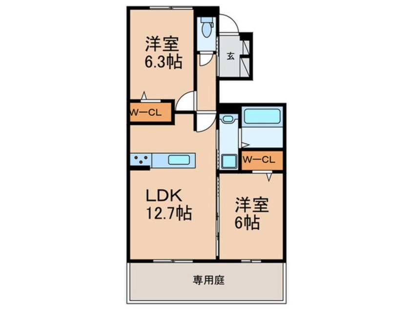 間取図 フェリシア