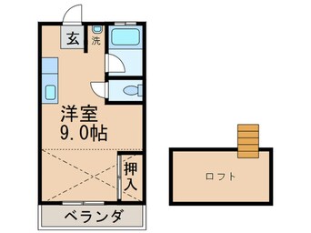 間取図 シティベール松元Ｄ