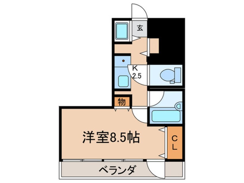 間取図 ﾀﾞｲﾅｺｰﾄﾋﾙｽﾞ折尾（４２０）