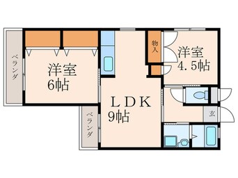 間取図 グリーンガーデンハイツ到津