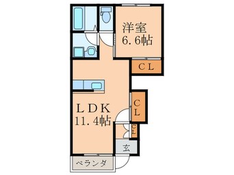 間取図 メルヴェ－ル