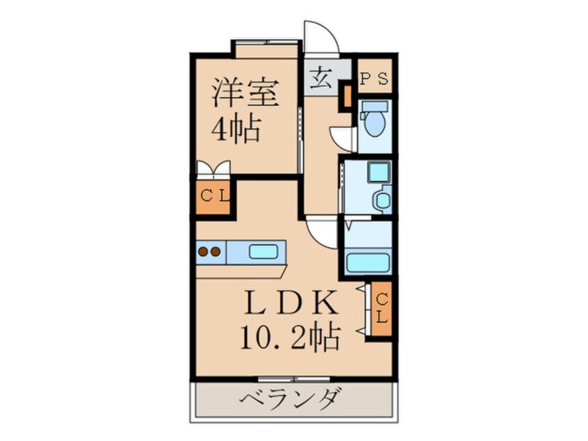 間取図 グリ－ン・キャッスル