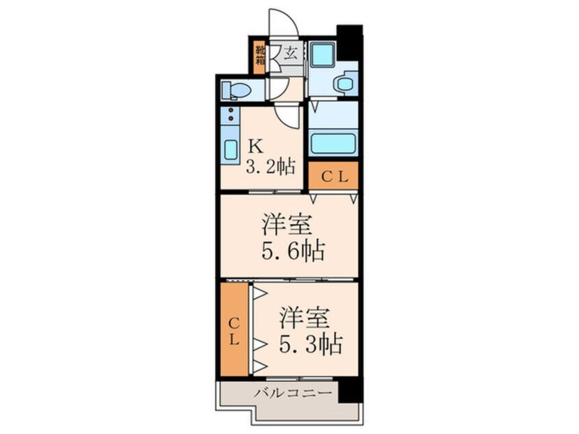 間取図 アルティザ小倉