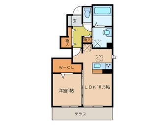 間取図 D-room唐原　C棟