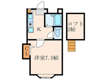 間取図 アルシュ則松Ｂ