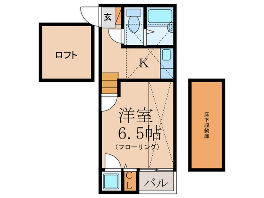 間取図 ベネフィスタウン七隈５