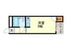 アルゴ境川 1Rの間取り