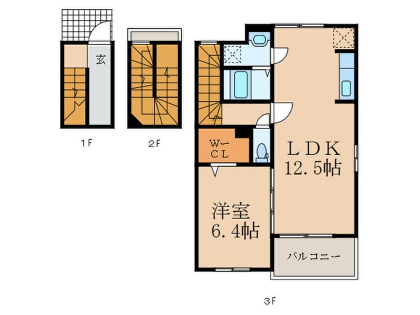 間取図 Ｔ＆ＡドリームⅠ