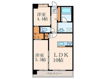 間取図 ヒルクレスト小倉高峰グランデ