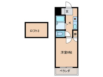 間取図 プルミエール大浦