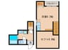 ポラリス周船寺駅前 1Rの間取り