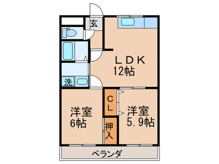 間取図 フォレストーク ウエスト