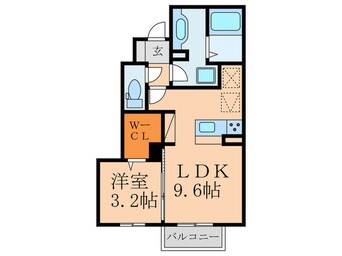 間取図 ＳＵＮＰＬＡＣＥ．Ｄ