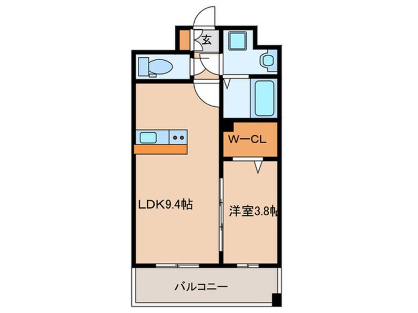 間取図 LIBTH薬院PREMIER