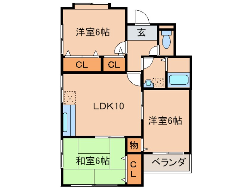 間取図 和楽壱番館