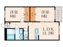 ブランボヌール小倉の間取図