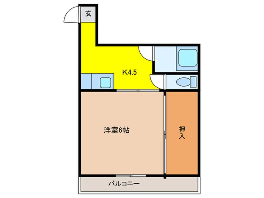 間取図 ハイツハイライフ