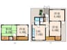 下富野5丁目借家 4DKの間取り