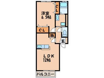 間取図 グレイスＦｕｊｉＢ